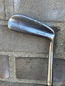 George Nicoll Pinsplitter Z 8 Iron Wood Effect Steel Shaft Vintage Golf Club - Picture 1 of 10