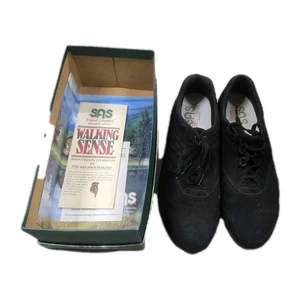 Zapatos para caminar SAS Free Time para mujer cuero gamuza carbón talla 12 N - Imagen 1 de 10