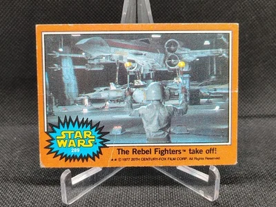 1977 Topps Star Wars Orange Series 5 card #289 The Rebel Fighters Take Off! - Image 1 of 3