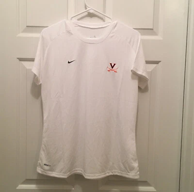 New Virginia UVA Cavaliers Women's Soccer Team Issued Nike Logo T-Shirt XL - Image 1 of 2