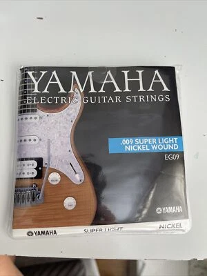 Cuerdas para guitarra eléctrica Yamaha - EG09 - .009 regular herida de níquel súper ligeras Foto 1 de 2