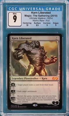 Karn Liberated FOIL Ultimate Masters MINT Graded CGC 9 (3789604042) ABUGames - Image 1 of 2