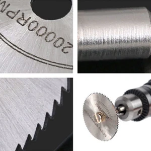 Circular saw blade metal cutter power tool set wood cutting blade drill mandrel - Picture 1 of 15