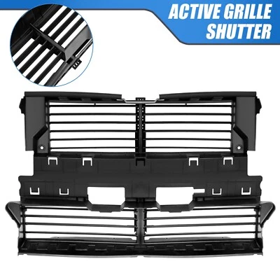 Black Front Grille Radiator Shutter Assembly W/O Motor For Ford Fusion 2013-2016 - Image 1 of 4