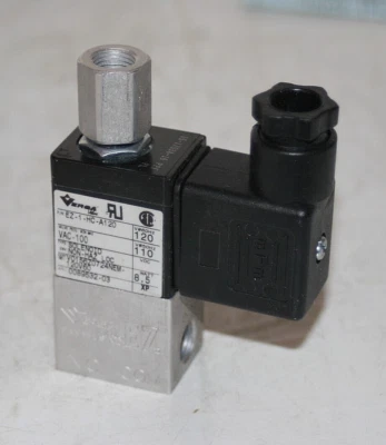 VERSA EZ-1-HC-A120 Multi-Purpose 3-Way 2-Position Solenoid Valve 1/8 NPT NC/NO