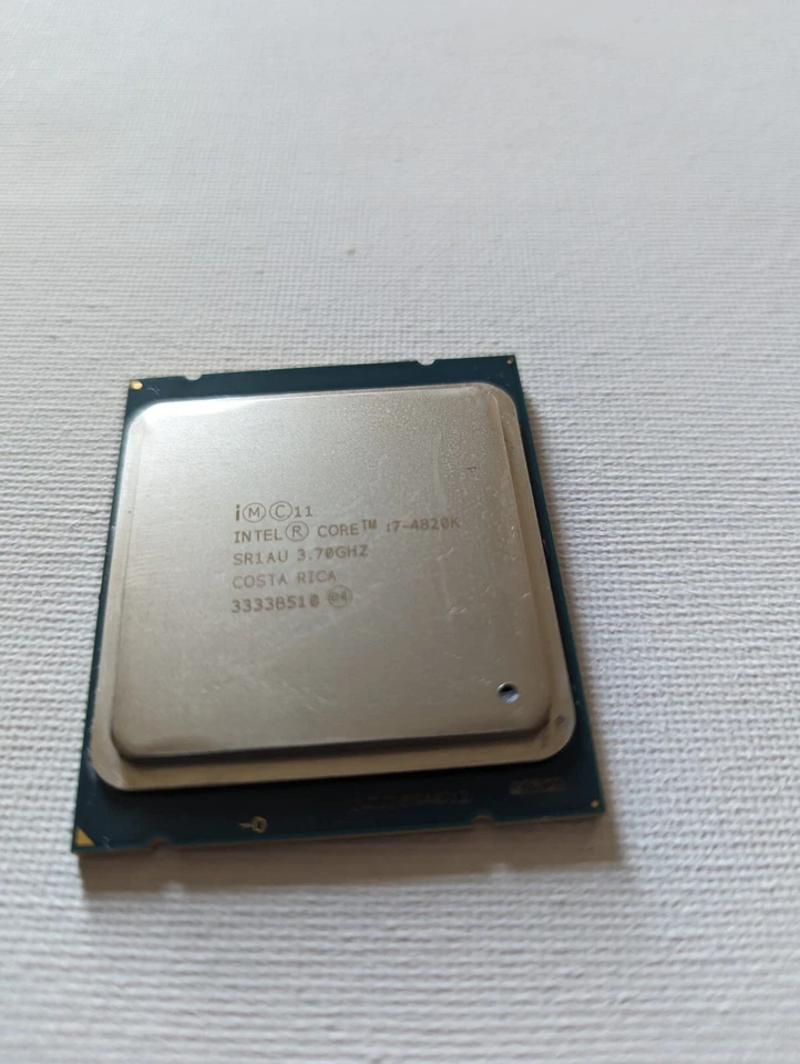 INTEL CORE i7-4820k 3.70GHz LGA2011 Quad Core 8 Thread CPU Processor SR1AU - Image 1 of 1