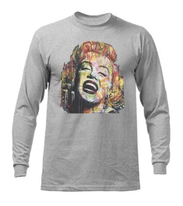 Monroe Graphic Long Sleeve T-shirt Tee - Picture 1 of 4
