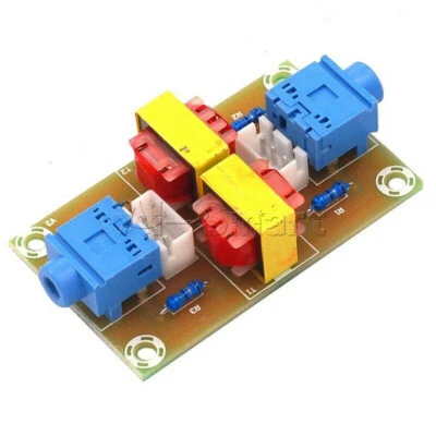 Stereo Audio Isolator Common Ground Suppression Module Transformer Coupler - Image 1 of 4