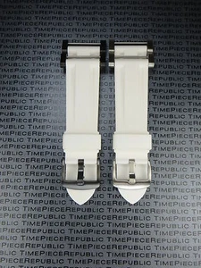 New Suunto Core PU Rubber Strap Soft Diver Watch Band Lugs Adapter Set White - Picture 1 of 17