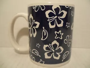 Starry Hibiscus Blue Island Treasures Honolulu, Hawaii Blumen Tasse - Bild 1 von 11