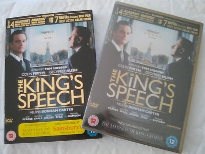 The King's Speech: Colin Firth - Brand New & Sealed DVD - Slipcover -Free UK P&P - Image 1 of 3