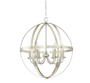 Westinghouse Stella Mira 6-Light Brushed Nickel Chandelier - Picture 1 of 13