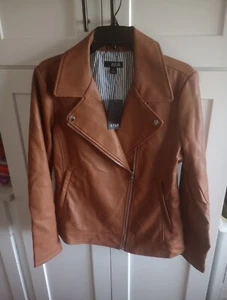 a.n.a Moto Jacket Women's Size M In Color "Bark" - Picture 1 of 9