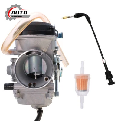New Carburetor & Choke Cable for Kawasaki KL600 KLR650 KLX650 1985-2007 Foto 1 de 4