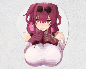 Honkai Star Rail Kafka 3D Oppai Boob Mouse Pad Wrist Rest Mousepad Gift - Picture 1 of 3