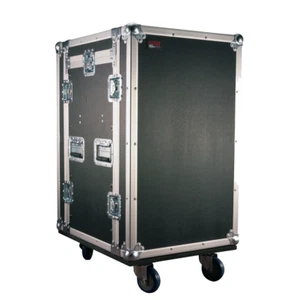 Gator Cases G-TOUR Audio Road Rack Case; 10U Pop Up Rack Top and 14U Lower Rack - Picture 1 of 1