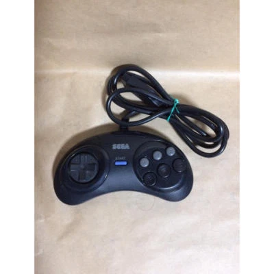 SEGA Mega Drive Control Pad SJ-6000 Fighting Controller 6B from Japan F/S USED - Image 1 of 2