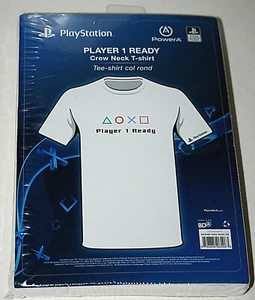 PlayStation Player 1 Ready Video Game T-Shirt New NOS Sealed Sz Large - Picture 1 of 1