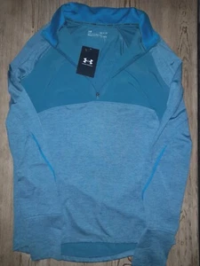Under Armour Herren Qualifier Run 2.0 1/2 Reißverschluss Größe Small Neu mit Etikett KOSTENLOSER VERSAND  - Bild 1 von 2