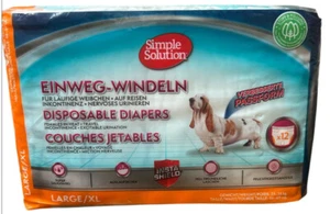 Simple Solution Disposable Diapers x12 Large / XL Improved Fit - Picture 1 of 4