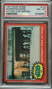 PSA GRADED 1977 Star Wars #103 Stormtroopers Attack Our Heroes! NM-MT 8 - Bild 1 von 1
