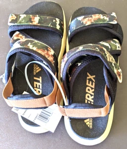 Adidas Terrex Sumra Black Brown Camo Outdoors Sandals Mens Size 7 FY9911 New - Picture 1 of 7