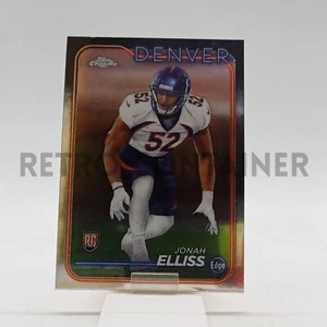 TOPPS Chrome Football NFL Cards 2024 - 258 Denver Jonah Elliss RC Rookie - Picture 1 of 1