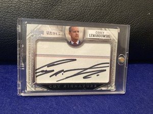 COREY LEWANDOWSKI DECISION 2022 VAULT CUT SIGNATURE AUTOGRAPH CARD