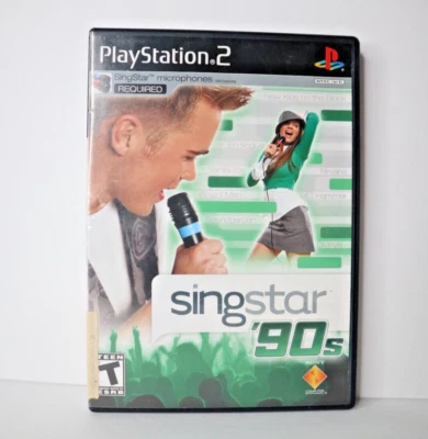 SingStar '90s (Sony PlayStation 2, 2008) with Manual - Image 1 of 4