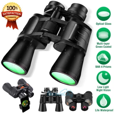 2024 Military Army 180x100 60x60 Night Vision Binoculars Goggles Hunting+Case - Image 1 of 4