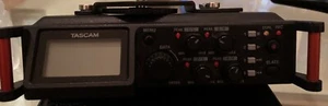TASCAM DR-70D 4 track Linear PCM Recorder for DSLR Video YouTube Vlog recording - Picture 1 of 5