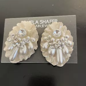 Tarjeta original con clip de porcelana Pamela Shafer vintage. Firmado - Imagen 1 de 3
