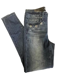 7 Seven mid rise skinny denim jeans size 4 women's - Picture 1 of 6
