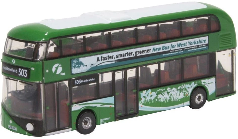 Oxford NNR007 Nuovo Routemaster Primo Halifax 503 Huddersfleld 1/148 Scala N - Immagine 1 di 4