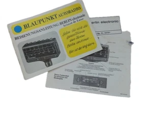 Blaupunkt Berlin Electronic BP/KDB 3D77141020 Instruction Manual - Picture 1 of 7