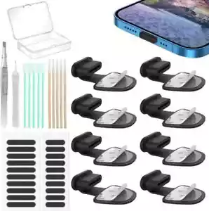 8 szt. pokrywa wtyczki przeciwpyłowej USB typu C, wtyczka portu typu C, czarna - Zdjęcie 1 z 7