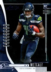 Panini Absolute Football D.K. 2019 Tarjeta de novato Metcalf de papel de aluminio azul - Imagen 1 de 2