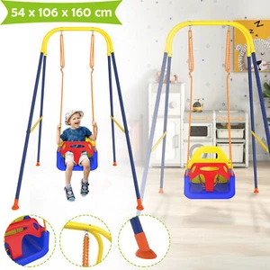 Kinderschaukel Babyschaukel Schaukel Gartenschaukel mit Sicherheitsgurt Robuste - Bild 1 von 11