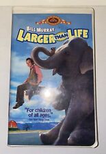 Larger Than Life (VHS, 1996, Clamshell Family Treasures) Bill Murray Video Tape
