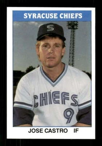 1987 TCMA Syracuse Chiefs 12 Jose Castro BXCP32 - Picture 1 of 2