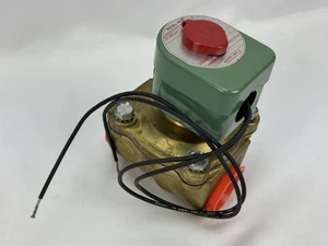 ASCO 8210B55 110/120V 125-150PSI NSNP Elettrovalvola Cappello Rosso USA - Foto 1 di 12