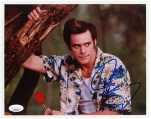 Jim Carrey Actor Autograph Signed Ace Ventura Pet Detective Movie 8x10 Photo JSA - Picture 1 of 2
