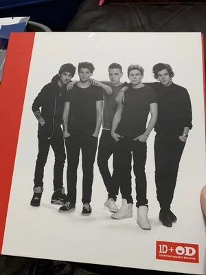 One Direction Band 1D +OD Together Against Bullying - Red/White 1" 3-Ring Binder - Image 1 of 4