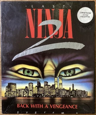 The Last Ninja 2 - Back with a Vengeance / C64 Datasette / System 3 / Tested 💾✅ - Bild 1 von 4