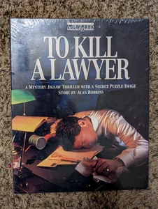 Bepuzzled "TO KILL A LAWYER" Mystery 500 piece Jigsaw Puzzle Game, new unopened - Picture 1 of 2