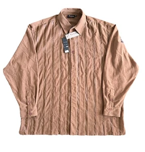 Zegara Long Sleeve Button Down Shirt For Men Size: XXL color: Tan  - Picture 1 of 8