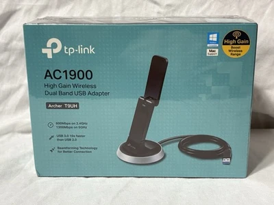tp-link AC1900 Archer T9UH Version 2.8 High Gain Wireless USB Adapter New in Box - Image 1 of 4