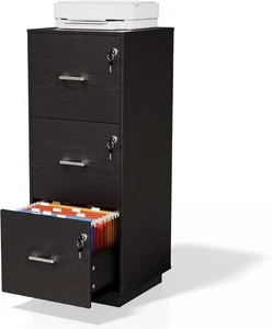 Wooden. 3 Drawer Filing Cabinet G52006275 - Picture 1 of 4