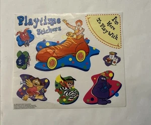 Pegatinas Mcdonald's 1996 Playtime Grimace Ronald Fry Guy Birdie - Imagen 1 de 4