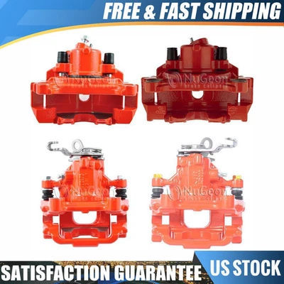 Pinza de freno de disco delantera trasera Nugeon 4 para Volkswagen Beetle 2012 2013 2014 Foto 1 de 4